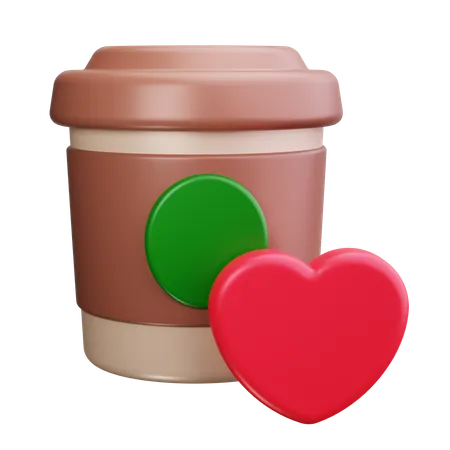 Tasse d'amour  3D Icon