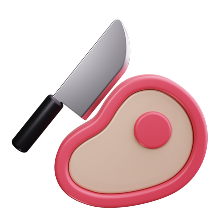 Coupe de boeuf  3D Icon