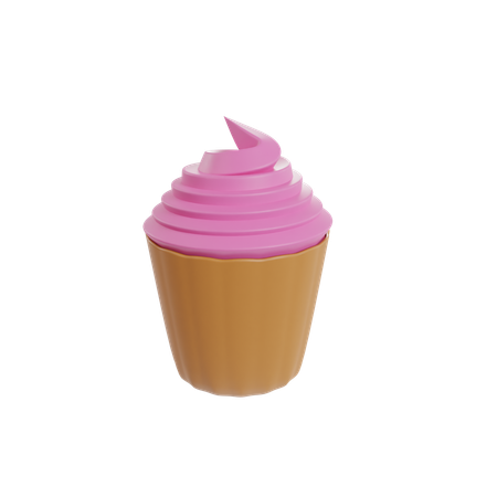 Coupe De Crème Glacée  3D Icon