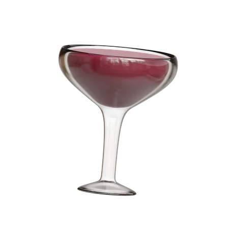Coupe Glass 3D Icon