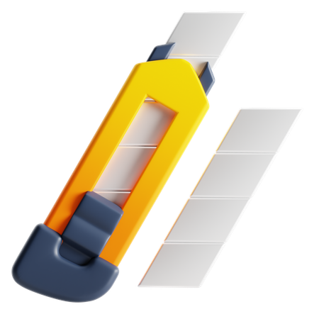Coupe-papier  3D Icon
