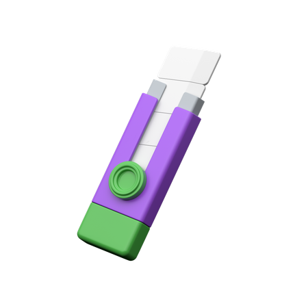 Coupe-papier  3D Icon