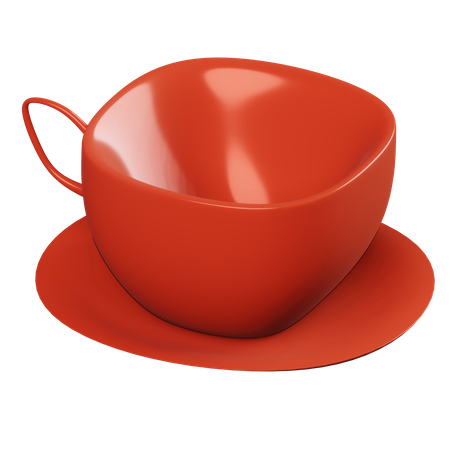 Coupe rouge  3D Icon