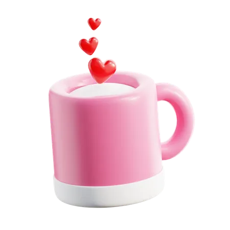 Tasse de la Saint-Valentin  3D Icon