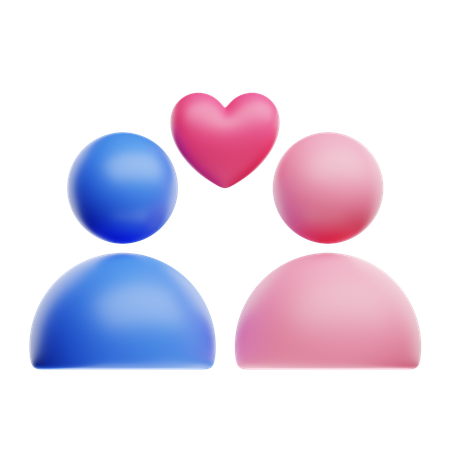 Couple  3D Icon