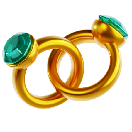 Bague de couple  3D Icon