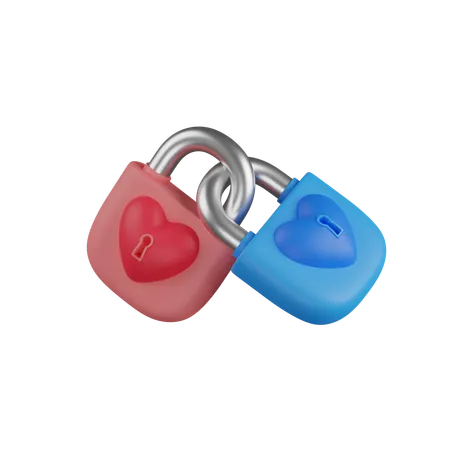 Cadenas de couple  3D Icon