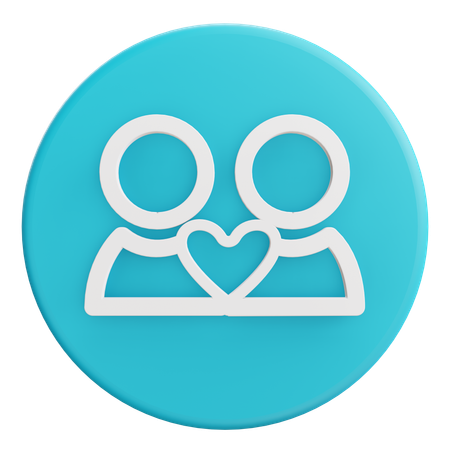 Couple Connection  3D Icon