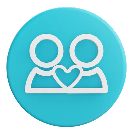 Couple Connection  3D Icon