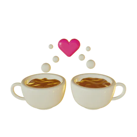Couple Cup  3D Icon