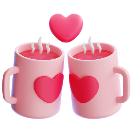 Couple Drink  3D Icon