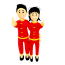 traditional clothes emoji 3d