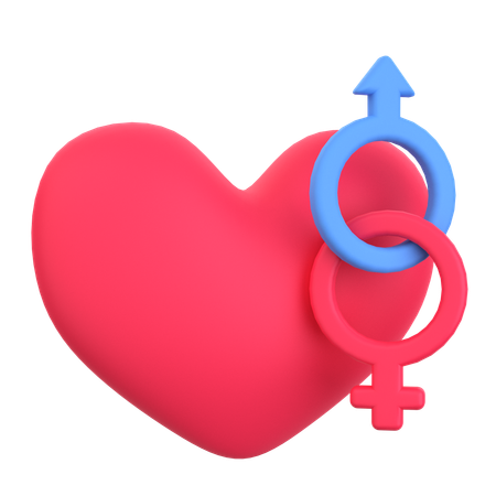 Couple In Love  3D Icon