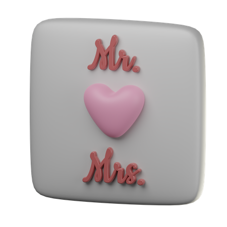 Couple Sign 3D Icon