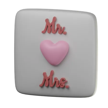 Couple Sign  3D Icon