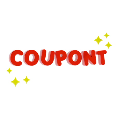 Coupon  3D Icon