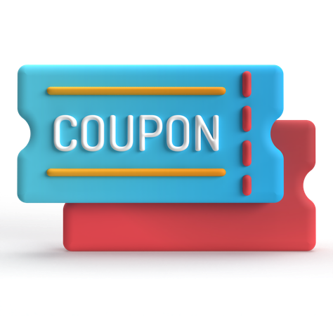 Coupon  3D Icon