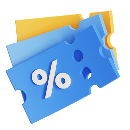 クーポン  3D Icon