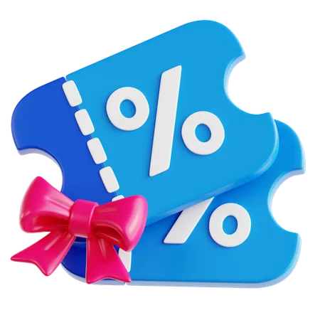 Coupon  3D Icon