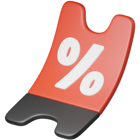 Coupon  3D Icon