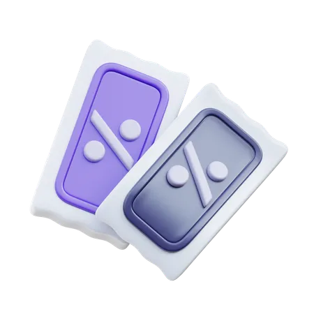 Coupon  3D Icon