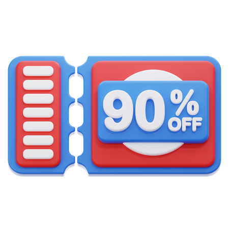 90 % de réduction sur le coupon  3D Icon