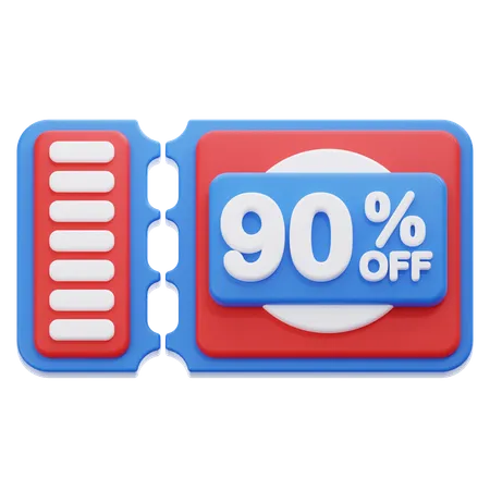 90 % de réduction sur le coupon  3D Icon