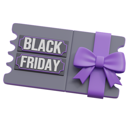 Coupon du vendredi noir  3D Icon