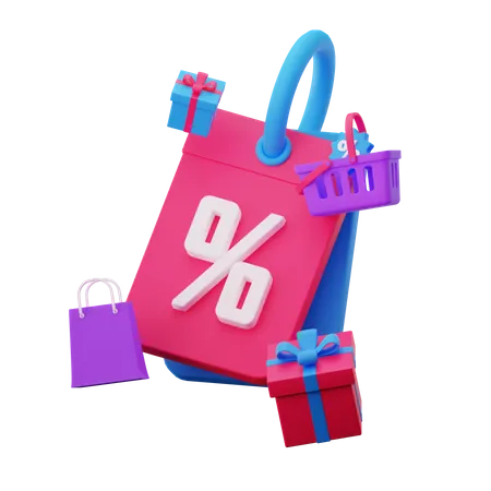 Coupon de réduction  3D Icon