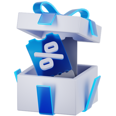 Coupon de réduction  3D Icon