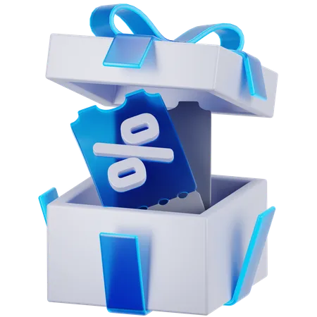 Coupon de réduction  3D Icon