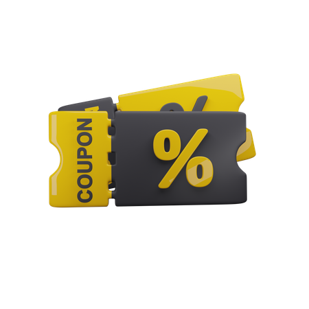 Coupon de réduction  3D Icon