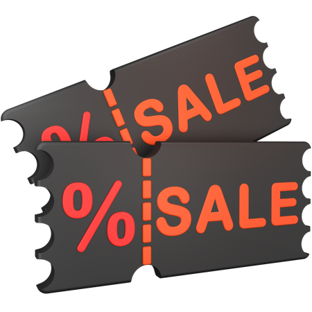 Coupon de réduction  3D Icon