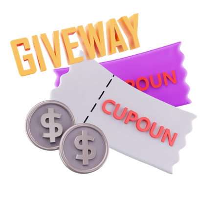 Coupon de réduction  3D Icon
