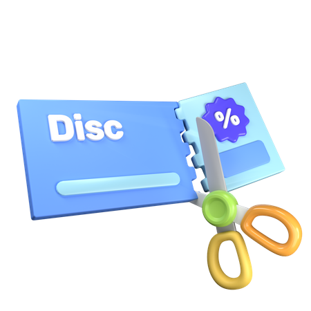 Coupon de réduction  3D Icon