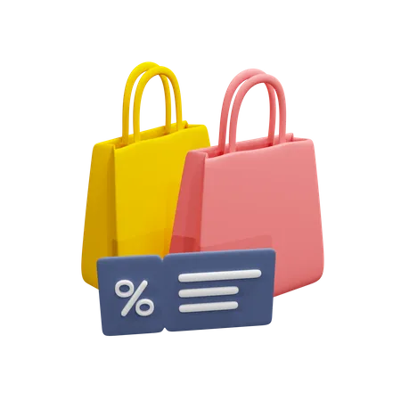 Coupon de réduction  3D Icon