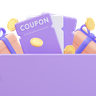 3d coupons illustration