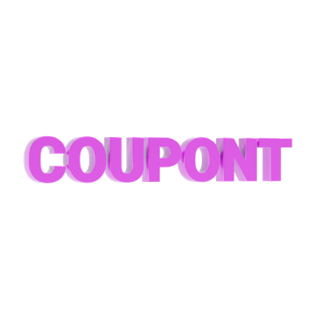 Coupont  3D Icon