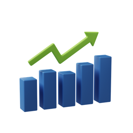 Charte de croissance  3D Icon