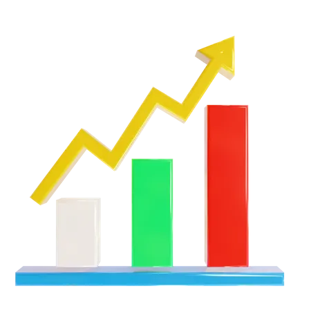 Charte de croissance  3D Icon