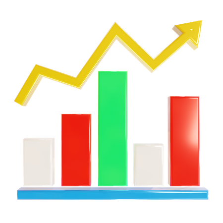 Charte de croissance  3D Icon