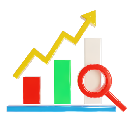 Charte de croissance  3D Icon