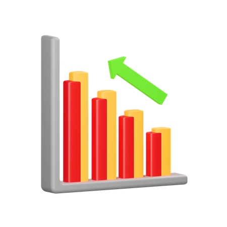 Charte de croissance  3D Icon