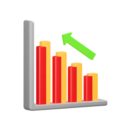 Charte de croissance  3D Icon