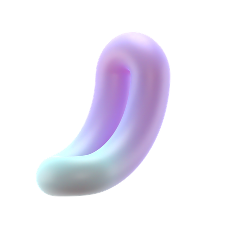 Courbure longue du tore  3D Icon