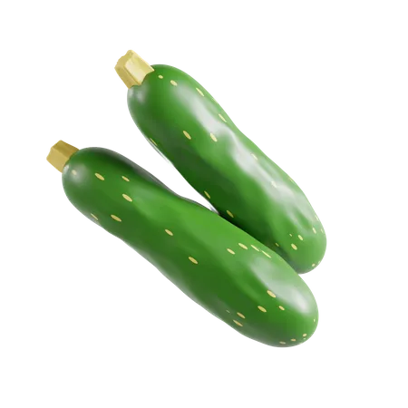 Courgettes  3D Icon