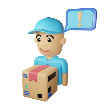 Courier  3D Icon