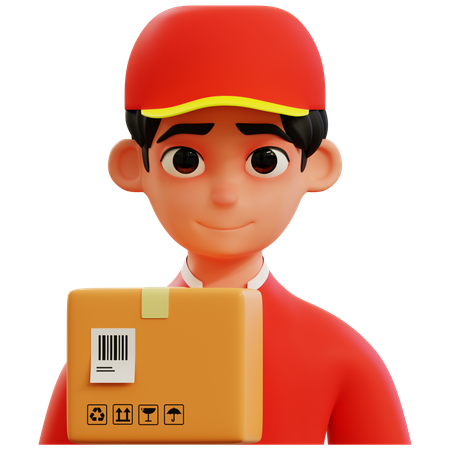 Courier Avatar  3D Icon
