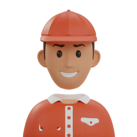 Courier Boy  3D Icon