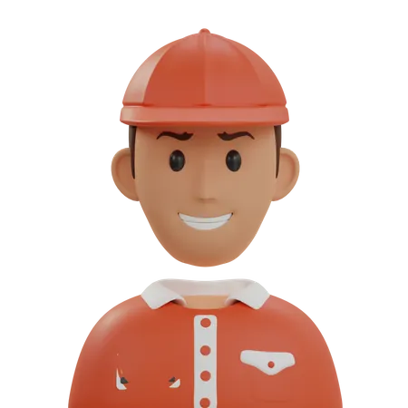 Courier Boy  3D Icon